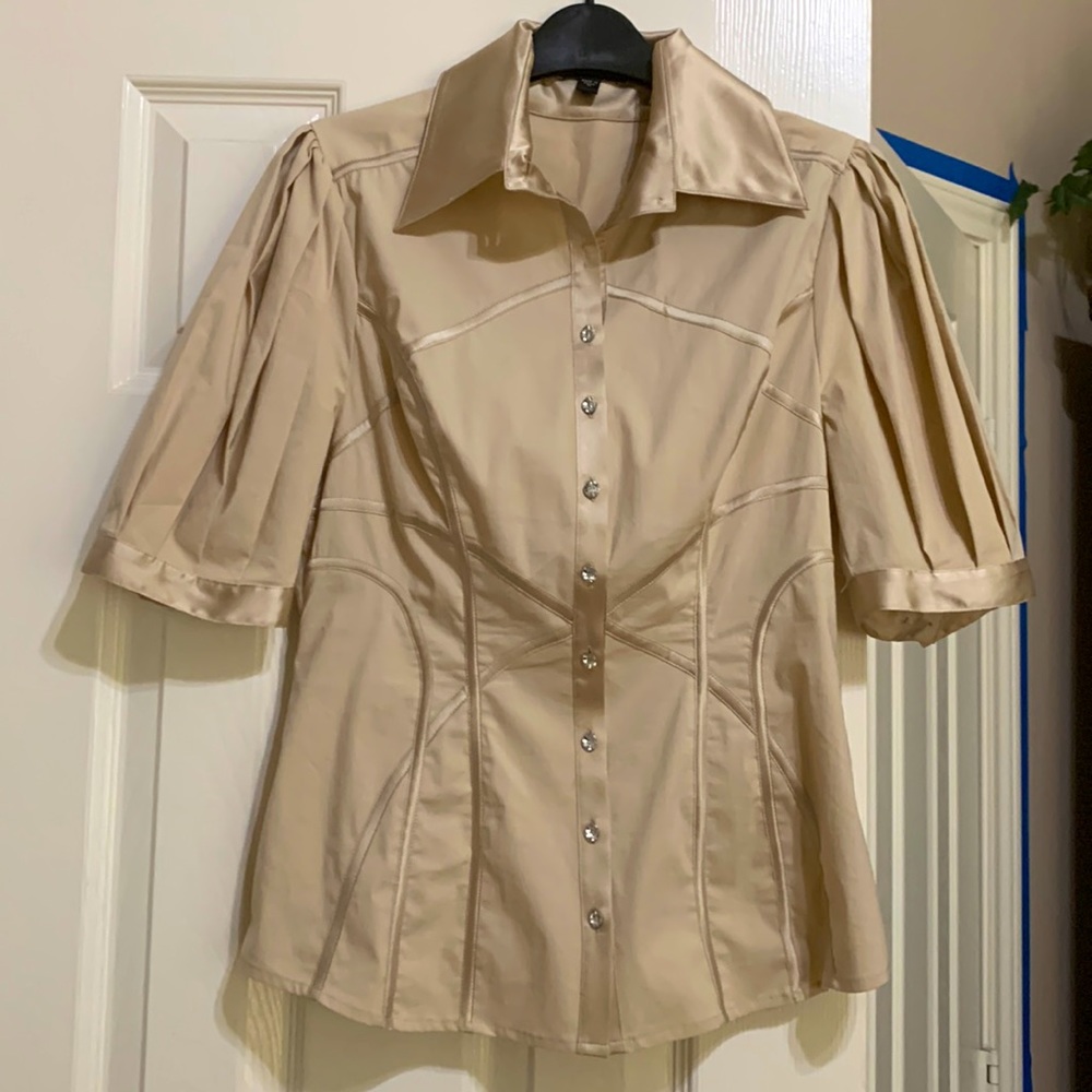 bebe Fitted Blouse